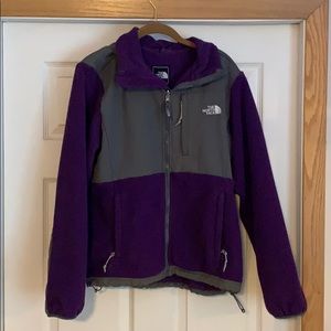 Purple north face jacket